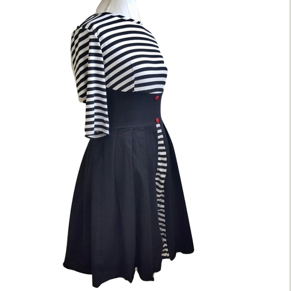 Rockabilly Pinup Swing Dress L Fit & Flare - Picture 2 of 8